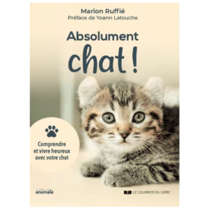livre de Marion Ruffié, comportementaliste félin, éditions Le courrier du livre